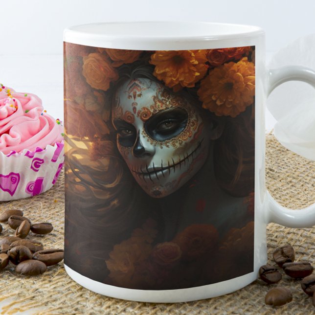 Taza De Café Día de los Muertos 49 Mug (Día de los Muertos version 49 Mug
)