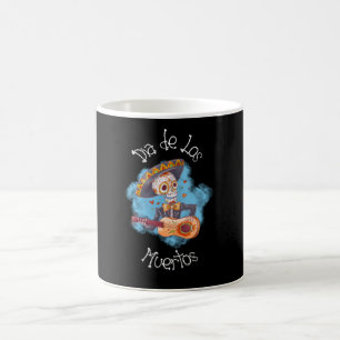Taza De Café Dia de los Muertos - Calavera de caramelo de azúc