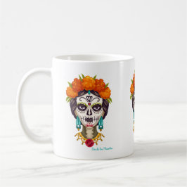 Taza De Café Dia de Los Muertos Catrina