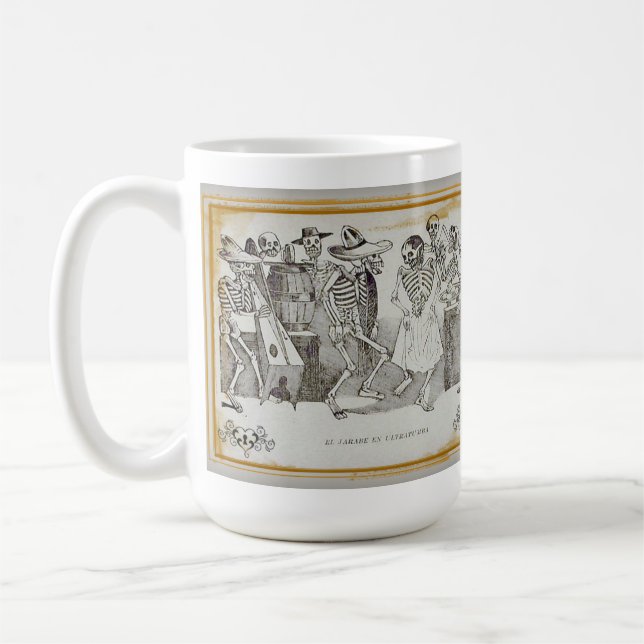Taza De Café Dia De Los Muertos Mug (Izquierda)
