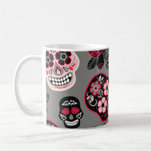Taza De Café Dia de los Muertos: Patrón de cosecha