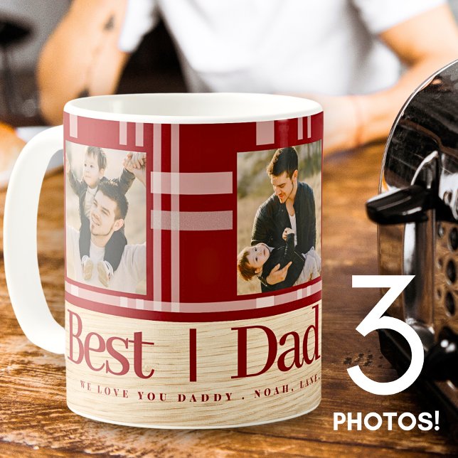 Taza De Café Día de los Padres de Fotografía de Madera de Búfal (Subido por el creador)