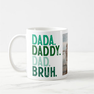 TAZA DE CAFÉ DÍA DE LOS PADRES DE LA FOTO DE DADA DADDY DAD BRU