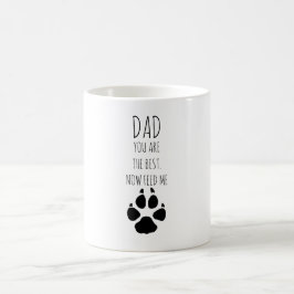 Taza De Café Día de los Padres Graciosos Del Perro