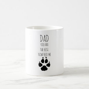 Taza De Café Día de los Padres Graciosos Del Perro