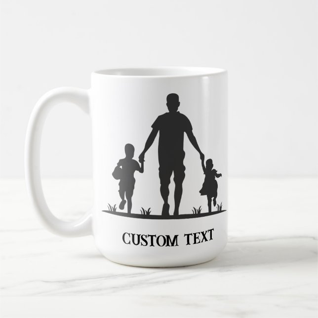 TAZA DE CAFÉ DÍA DE LOS PADRES PERSONALIZADOS MUGS (Izquierda)