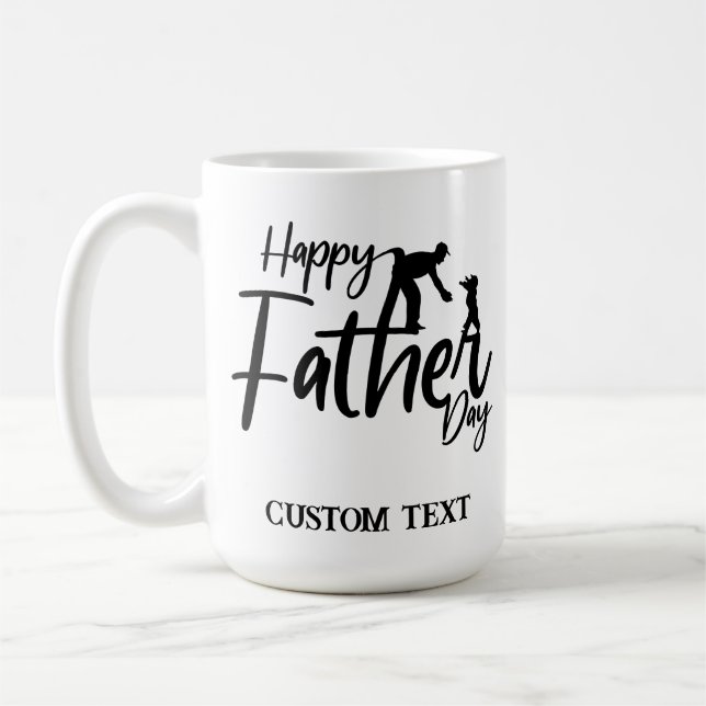 TAZA DE CAFÉ DÍA DE LOS PADRES PERSONALIZADOS MUGS (Izquierda)