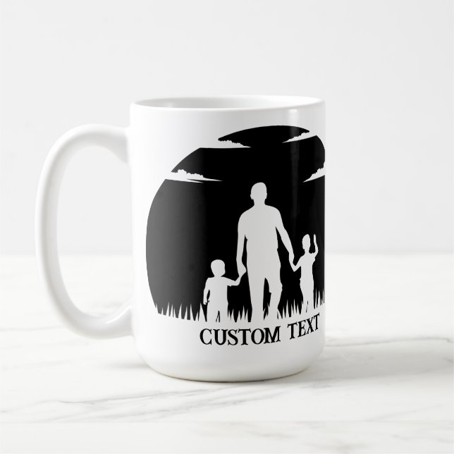 TAZA DE CAFÉ DÍA DE LOS PADRES PERSONALIZADOS MUGS (Izquierda)