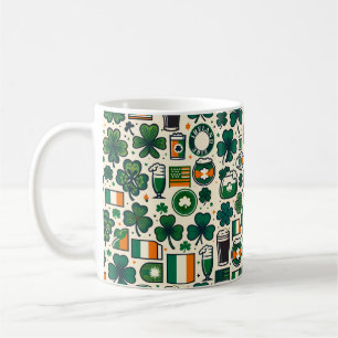 Taza De Café Día de los Simpatizantes del Shamrock Celtic
