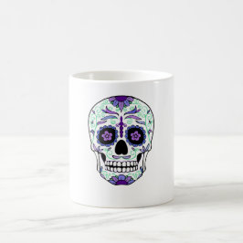 Taza De Café Día de Muertos Día de la Calavera del Azúcar