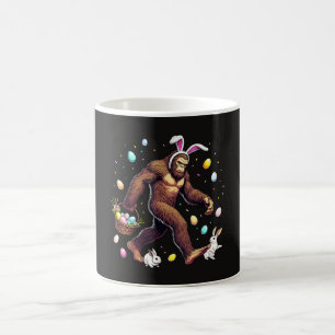 Taza De Café Día de Pascua de Bigfoot Divertido Sasquatch