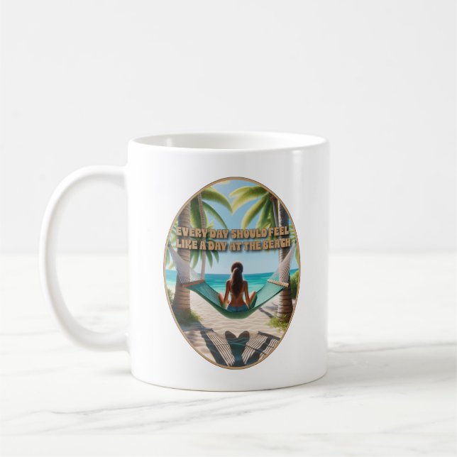 Taza De Café Día de playa (Izquierda)