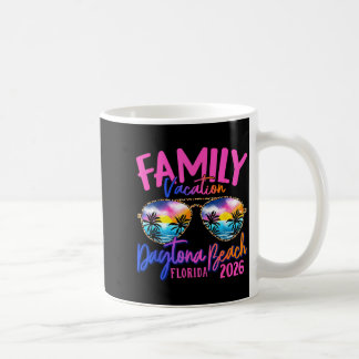 Taza De Café Día de playa en Daytona Florida Vacaciones 2026 Co