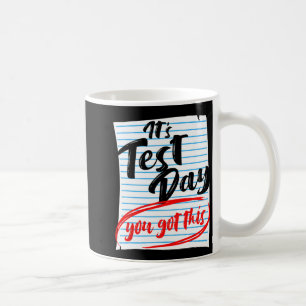 Taza De Café Día de prueba que obtuvo esta prueba docente