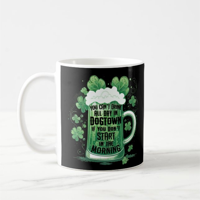 Taza De Café Día de San Luis San Patricio no se puede beber (Izquierda)