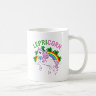 Taza De Café Día de San Patricio Arcoiris lujoso