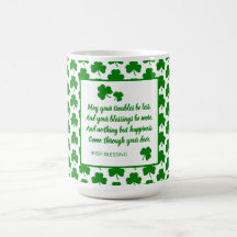 Día de San Patricio: Bendición del Shamrock verde