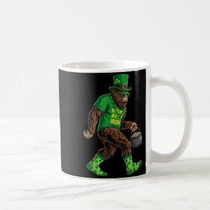 Taza De Café Día de San Patricio Bigfoot Verde Divertido Sasqua