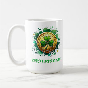 Taza De Café Día de San Patricio: Cero Lucks dados