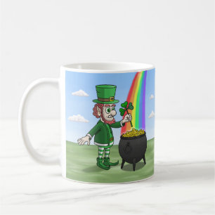 Taza De Café Día de San Patricio de los duendes