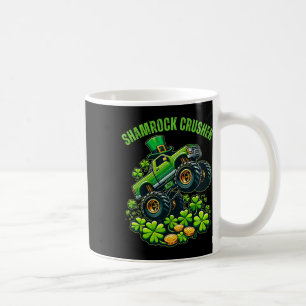 Taza De Café Día de San Patricio de niños Triturador de trébol