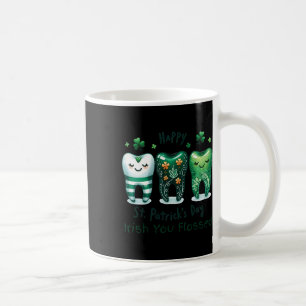 Taza De Café Día de San Patricio Dental Dentista Irlandés Te Li