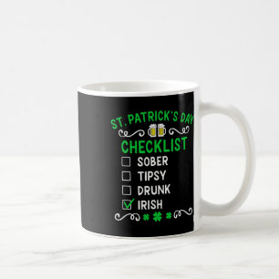 Taza De Café Día de San Patricio Divertido para Hombres Borrach