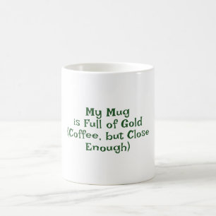 Taza De Café Día de San Patricio, divertidos mensajes de texto