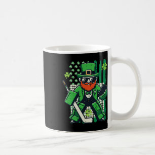 Taza De Café Día de San Patricio Hockey sobre Hielo Bandera de
