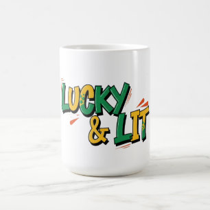 Taza De Café Día de San Patricio Lucky & Lit