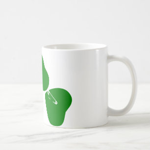 Taza De Café Día de San Patricio - Obtén suerte 3 + 1 hojas = 4