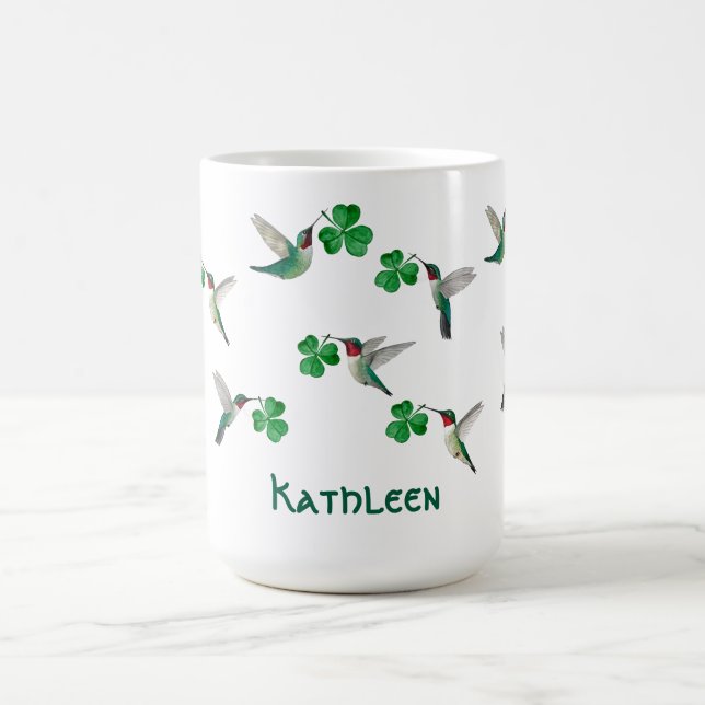 Taza De Café Día de San Patricio personalizado (Centro)