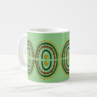 Taza De Café Día de San Patricio sintiéndose afortunado