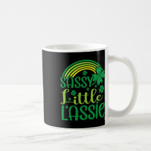 Taza De Café Día de San Patricio Sy pequeña mentira divertida