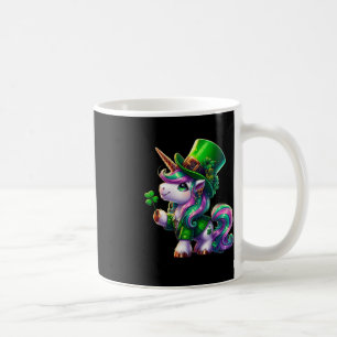 Taza De Café Día de San Patricio Tees Chicas irlandesas unicorn