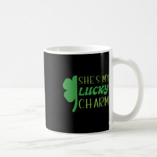 Taza De Café Día de San Patricio Verde Irlandesa Es Mi Amuleto