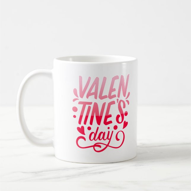 Taza De Café día de san valentín (Izquierda)