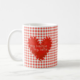 Taza De Café Día de San Valentín africano Corazón de amor