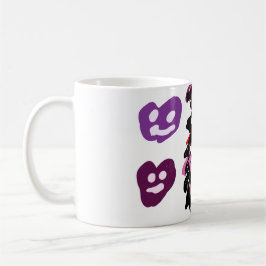 Taza De Café día de San Valentín amor púrpura