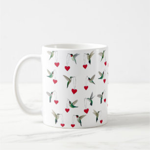 Taza De Café Día de San Valentín de colibríes