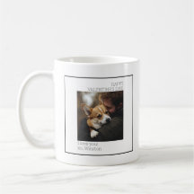 Día de San Valentín de foto de perro mínimo negro 