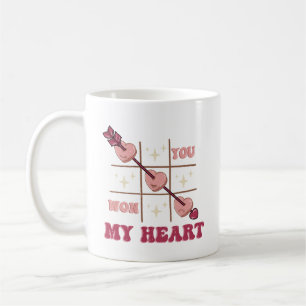 Taza De Café Día de San Valentín Ganaste Mi Corazón