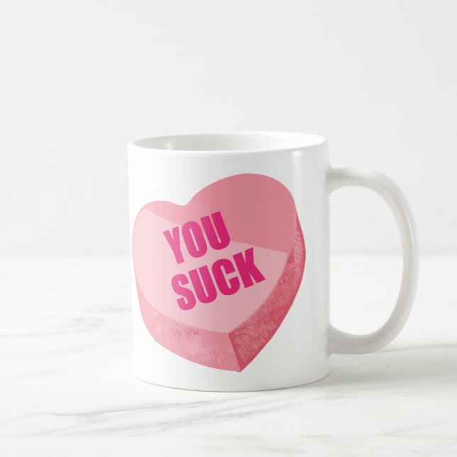 Taza De Café Día de San Valentín gracioso (Derecha)
