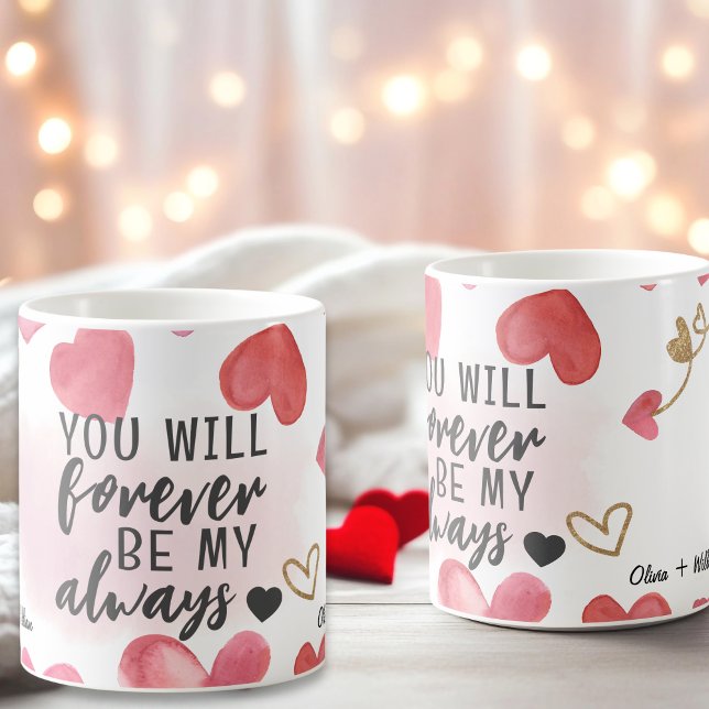 Taza De Café Día de San Valentín Love Pink and red caramelos (Subido por el creador)