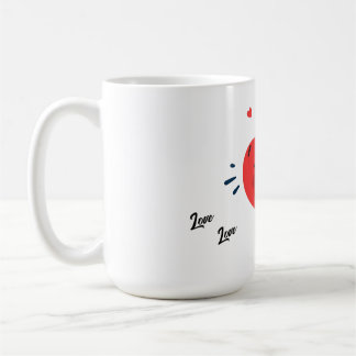 Taza De Café Día de San Valentín Mug Cute Heart Love
