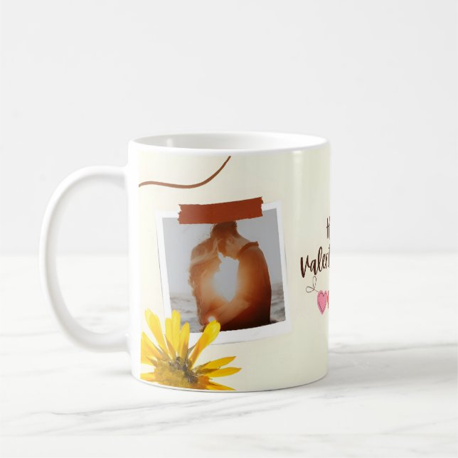 Taza De Café Día de San Valentín Photo Mug Gift (Izquierda)