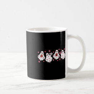 Taza De Café Día de San Valentín retro, burro fantasma, espanto