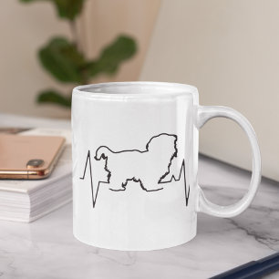 Taza De Café Día de San Valentín Shih tzu Latido Perro Amante
