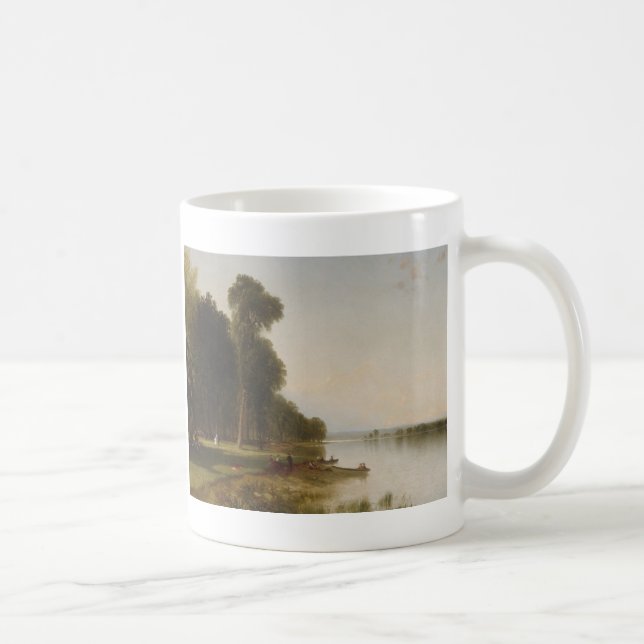 Taza De Café Día de verano en el lago Conesus (Derecha)