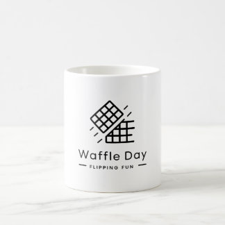 Taza De Café Día de Waffle - Flipping Fun